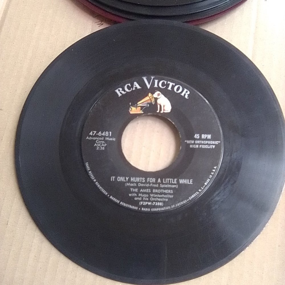 The Ames Brother w/ Hugo W. old Vintage 45